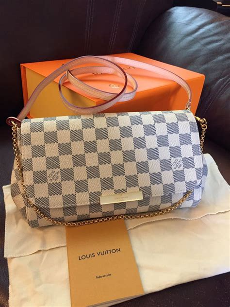 louis vuitton white and grey checkered wallet